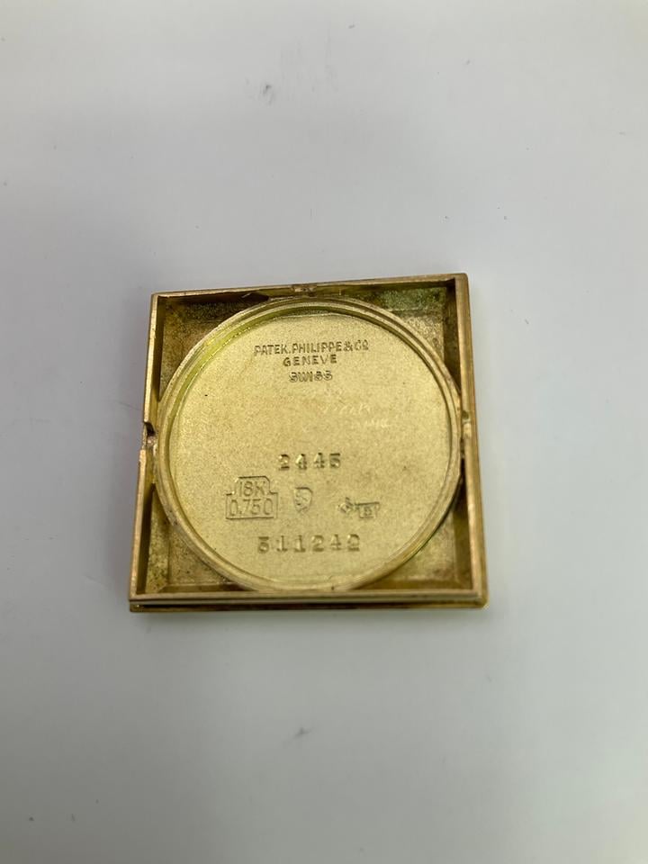 Patek Philippe Vintage Ref. 2445 18K Yellow Gold Square Case (1949 Approx.) - Photo 10