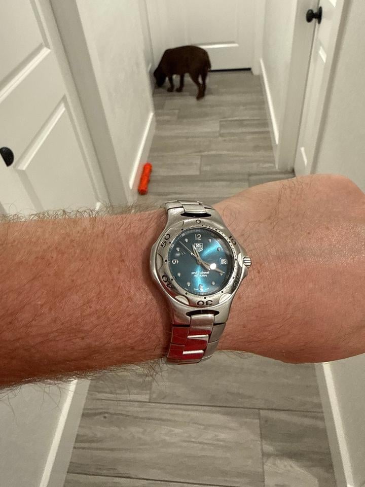 TAG Heuer Kirium Ref. WL1113.BA0701 Quartz Turquoise Dial 36mm - Photo 5