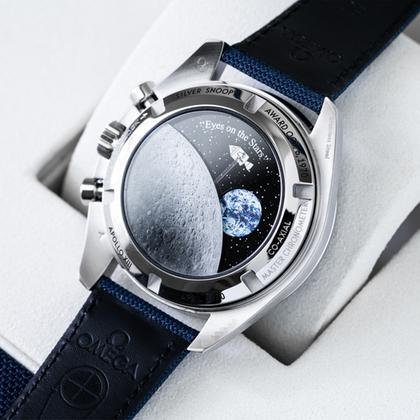 Omega Speedmaster Professional Moonwatch Silver Snoopy 50th Anniversary