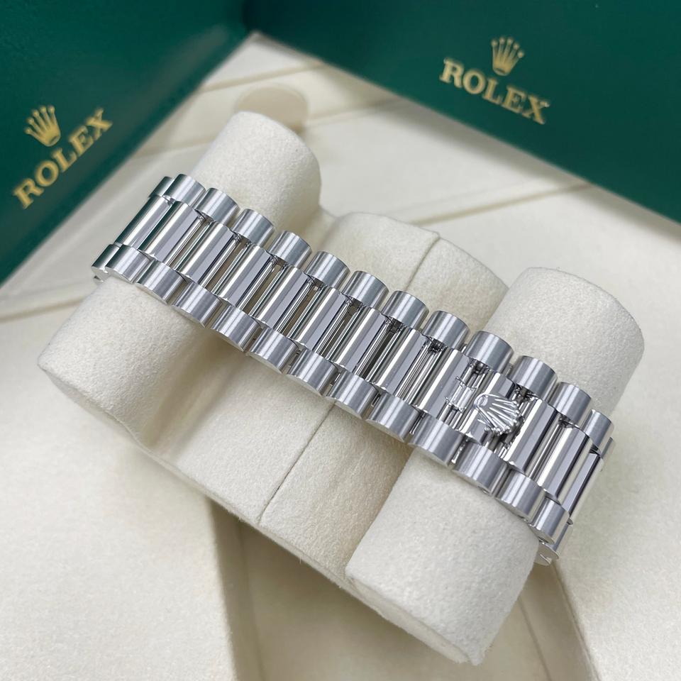 Rolex Day-Date 40 228236 Platinum Ice Blue Roman Dial