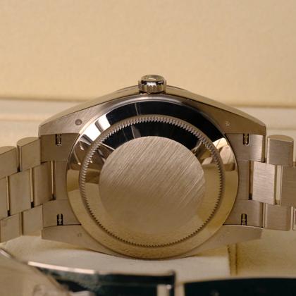 Rolex Day-Date 40 228239 White Gold Blue Roman Dial