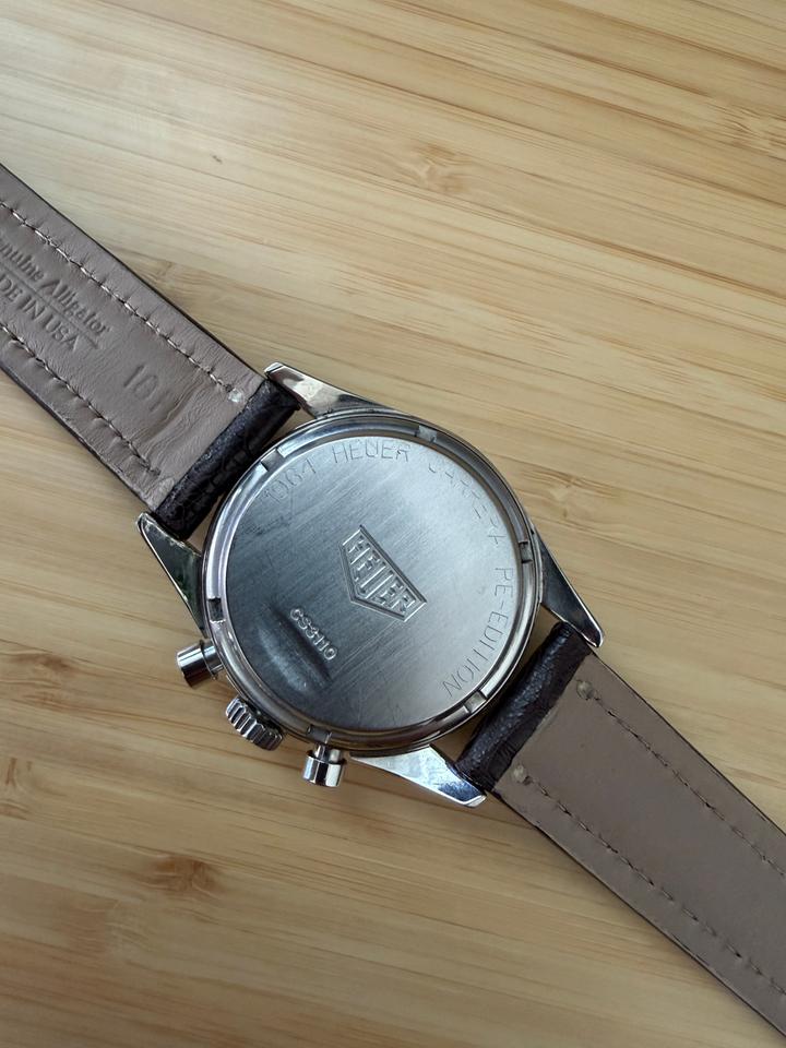 TAG Heuer Carrera Ref. CS3110 Manual-Winding Chronograph Silver Dial - Photo 2