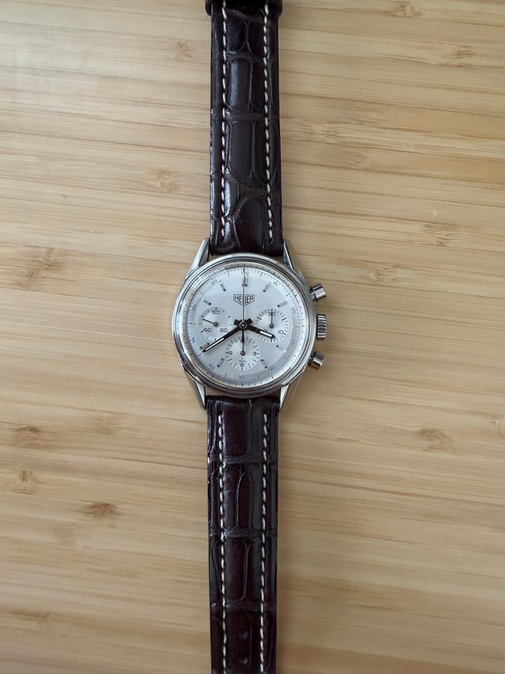 TAG Heuer Carrera Ref. CS3110 Manual-Winding Chronograph Silver Dial - Photo 1