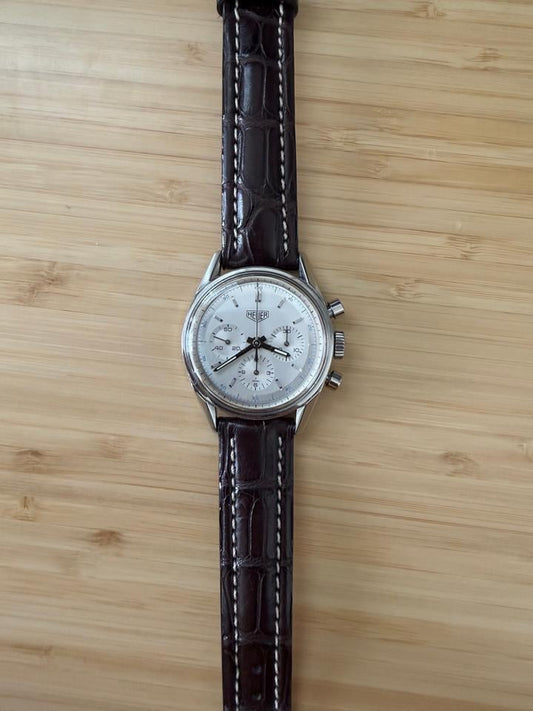TAG Heuer Carrera Ref. CS3110 Manual-Winding Chronograph Silver Dial - Photo 1