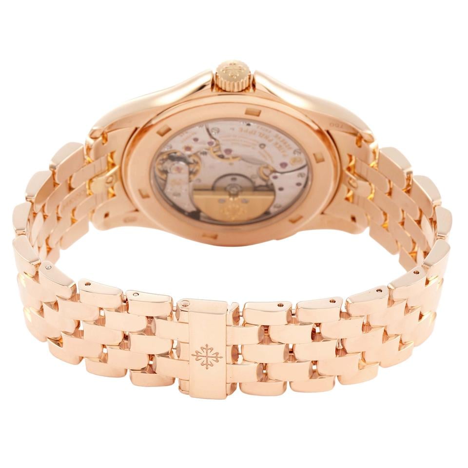 Patek Philippe World Time 5130/1R-011 Rose Gold Bracelet (2013) - Photo 12