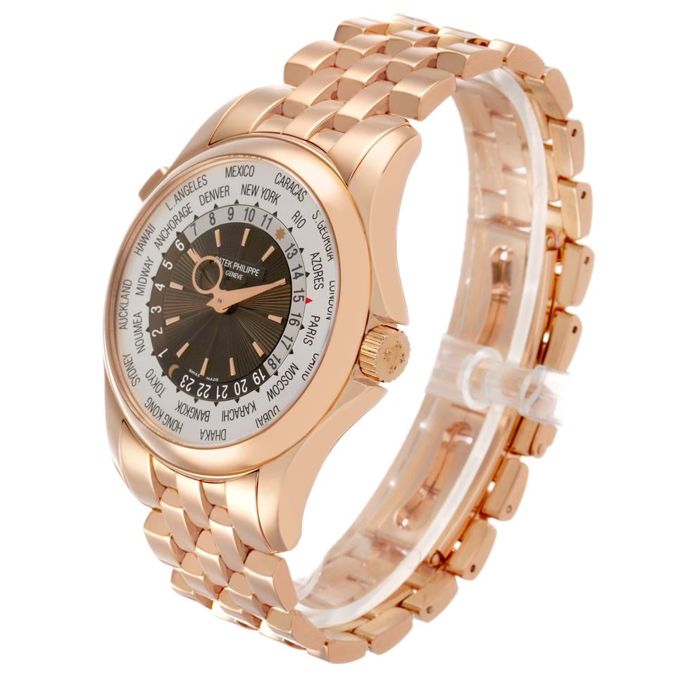 Patek Philippe World Time 5130/1R-011 Rose Gold Bracelet (2013) - Photo 6
