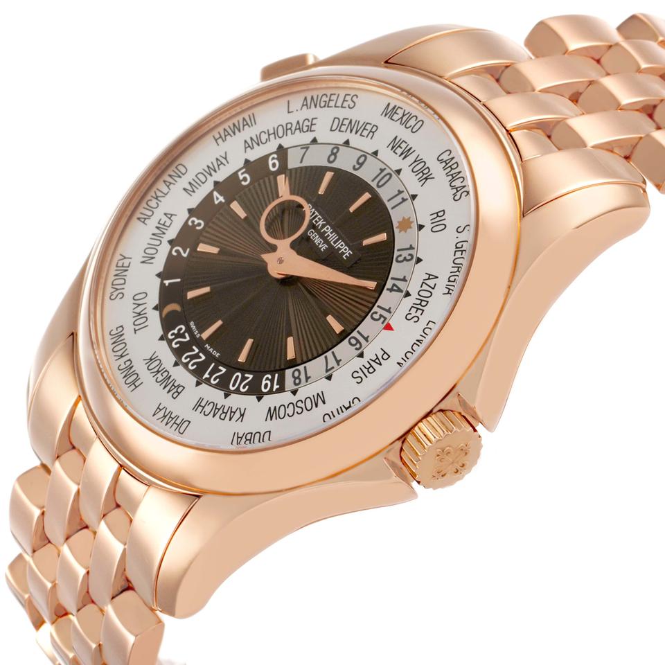 Patek Philippe World Time 5130/1R-011 Rose Gold Bracelet (2013) - Photo 5