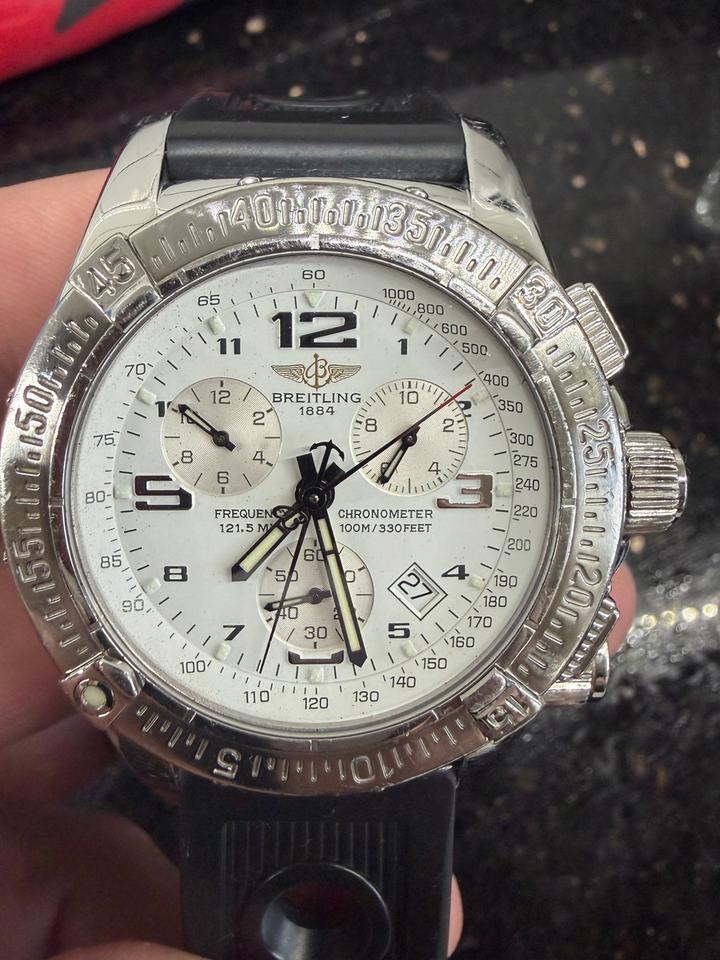 Breitling Emergency Mission Ref. A73321 45mm White Dial Full Set - Photo 2