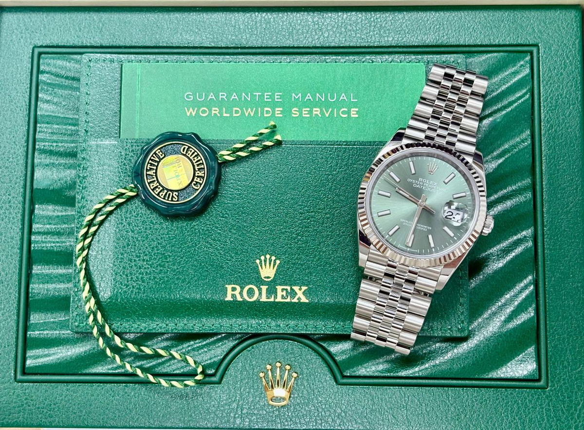 Rolex Datejust 36 Ref. 126234 Green Dial Jubilee Bracelet (2022) - Photo 2