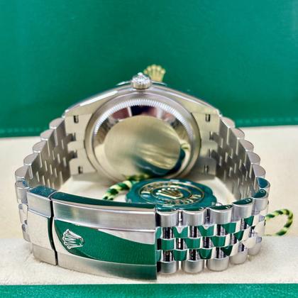 Rolex Datejust 36 Ref. 126234 Green Dial Jubilee Bracelet (2022) - Photo 12