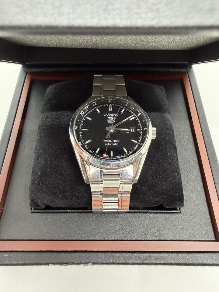 TAG Heuer Carrera Calibre 7 Twin Time Automatic Ref. WV2115.BA0787 - Photo 6