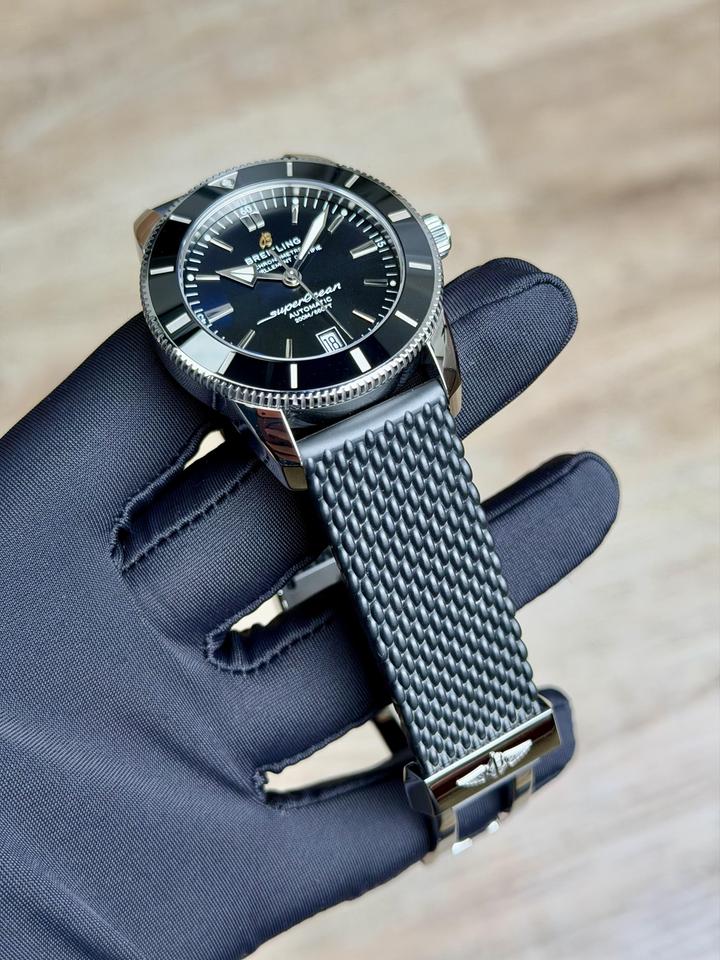 Breitling Superocean Heritage II 42mm Ref. AB2010121B1S1 Black Dial Black Rubber Strap (2020) - Photo 4