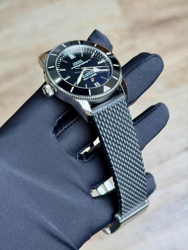 Breitling Superocean Heritage II 42mm Ref. AB2010121B1S1 Black Dial Black Rubber Strap (2020) - Photo 6