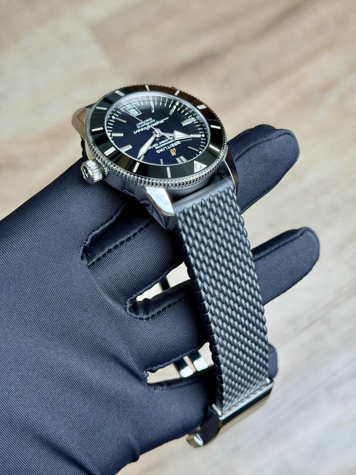 Breitling Superocean Heritage II 42mm Ref. AB2010121B1S1 Black Dial Black Rubber Strap (2020) - Photo 5