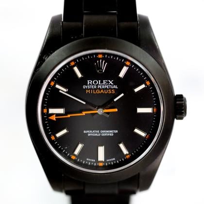 Rolex Milgauss “Venom” Custom PVD Ref. 116400 Full Set (2020) - Photo 3