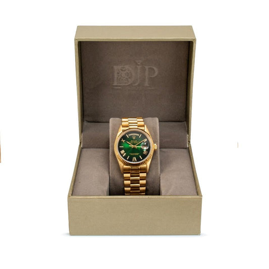 Rolex Day-Date Ref. 18038 36mm Yellow Gold Green Ombre Dial (1986) - Photo 1
