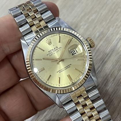 Rolex Datejust Ref. 16013 36mm Champagne Dial Two-Tone Jubilee (1981) - Photo 6