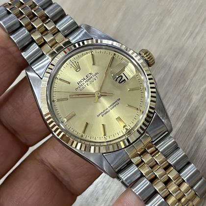 Rolex Datejust Ref. 16013 36mm Champagne Dial Two-Tone Jubilee (1981) - Photo 3