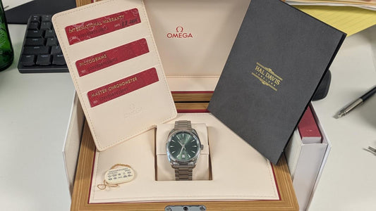 Omega Seamaster Aqua Terra Shades 38mm Bay Green Full Set 2024