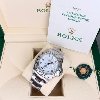 Rolex Explorer II Ref. 16570 White Dial (2001) - Photo 3