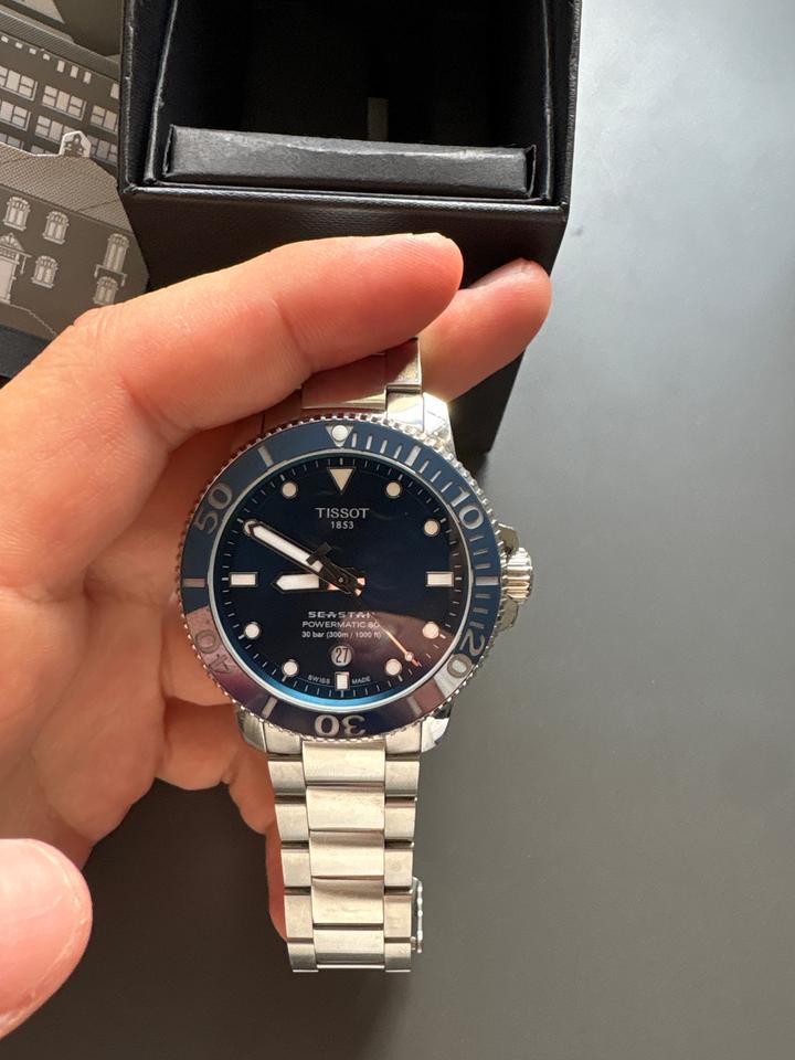 Tissot Seastar 1000 Powermatic 80 Automatic Blue Dial - image 7