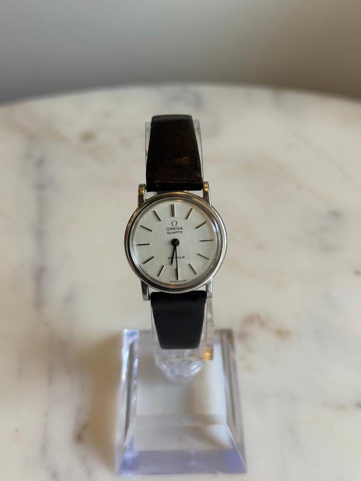 Omega De Ville Vintage Quartz Push Pin Crown 25mm Case