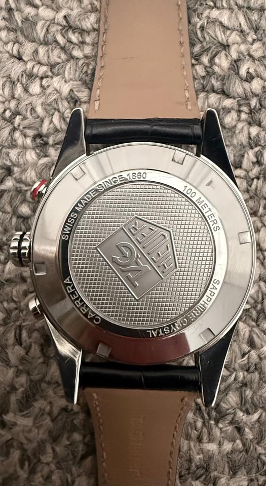 TAG Heuer Carrera Calibre 16 Chronograph Ref. CV2A10.FC6235 Black Dial 43mm - Photo 4