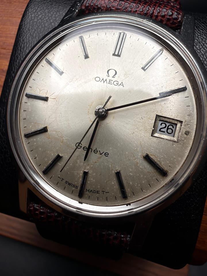 Omega Genève 136.070 Cal 613 35mm Original Buckle Crown