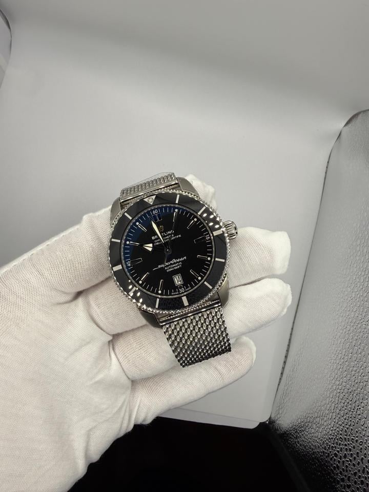 Breitling Superocean Heritage II 46mm Ref. AB2020 Black Dial Steel Bracelet (2026 Unworn) - Photo 1