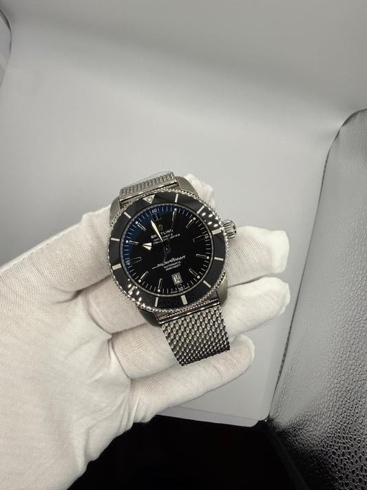 Breitling Superocean Heritage II 46mm Ref. AB2020 Black Dial Steel Bracelet (2026 Unworn) - Photo 1