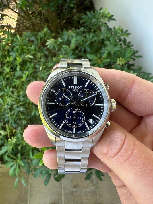 Tissot PR 100 Chronograph 40mm Blue Dial - image 1
