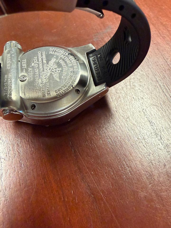 Breitling Emergency Mission Ref. A73321 45mm White Dial Full Set - Photo 4