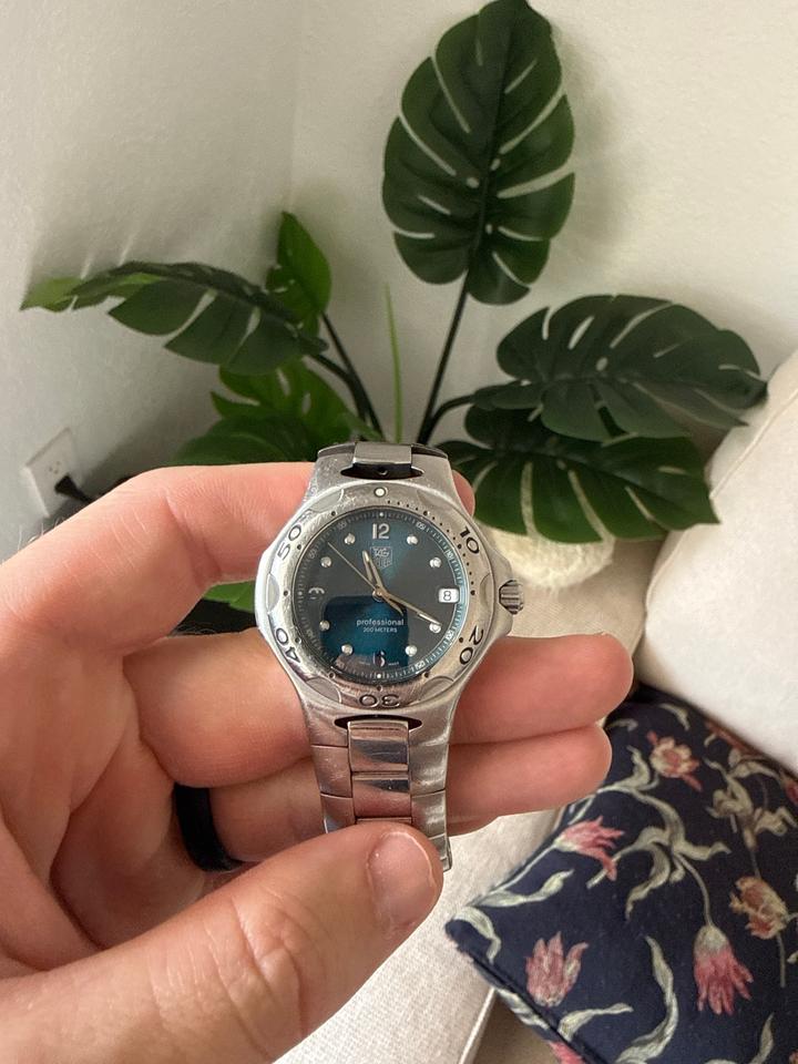 TAG Heuer Kirium Ref. WL1113.BA0701 Quartz Turquoise Dial 36mm - Photo 1