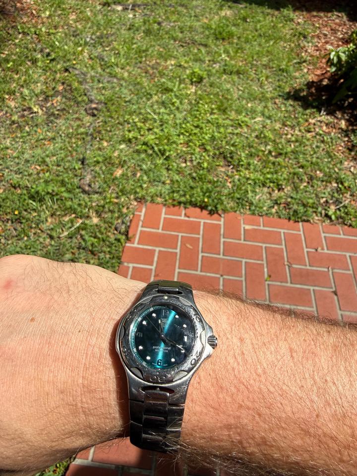 TAG Heuer Kirium Ref. WL1113.BA0701 Quartz Turquoise Dial 36mm - Photo 6