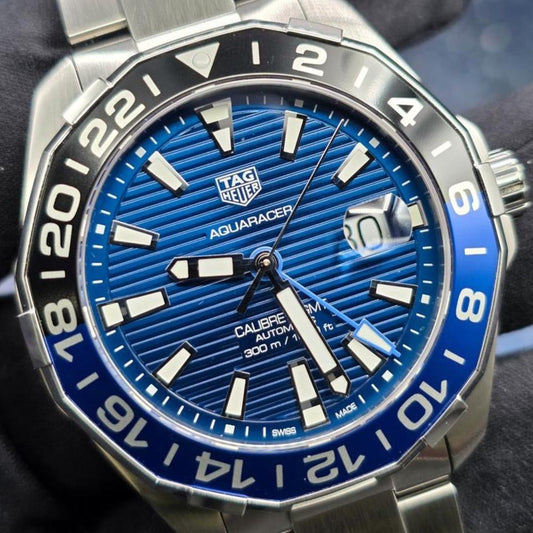 TAG Heuer Aquaracer 300M Automatic Blue Dial — Verify Reference Before Publishing - Photo 1