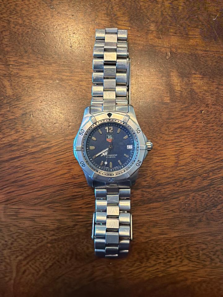 TAG Heuer 2000 Quartz Professional Blue Dial — Verify WK1313/WK1213 Reference - Photo 6